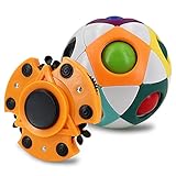 Birdwing Fidget 2er Set, erweiterte Fidget Spinner Handkreisel Pop it Fingerspinner & magischer Regenbogenball Fidget 3D Puzzle, Magic Rainbow Ball, Anti Stress Spielzeug Set für Kinder und Erw