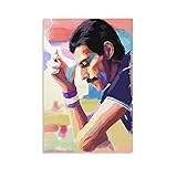 Freddie Mercury Portrait-Kunst-Poster und Wandkunstdruck, modernes Familienschlafzimmerdekor, Poster, 30 x 45