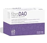 fibroDAO – Nahrungsergänzungsmittel von Fibromyalgie durch DAO Mangel/Histaminintoleranz - 60 Kapseln EFICAPS mit magensaftresistenten Tabletten - DAO-Enzym und Mag
