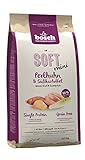 bosch HPC SOFT mini Perlhuhn & Süßkartoffel | halbfeuchtes Hundefutter für ausgewachsene Hunde kleiner Rassen | Single Protein | Grain-Free | 1 x 1 kg