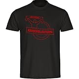 Herren T-Shirt Fankurve Kaiserslautern - schwarz - Größe S bis 5XL, Größe:XXXXL, Farbe:schw