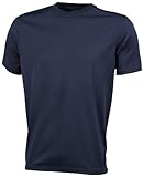 James & Nicholson Herren Langarmshirt Funktions T-Shirt Active blau (navy) XX-Larg
