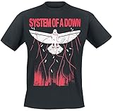 System of A Down Dove Overcome Männer T-Shirt schwarz L 100% Baumwolle Band-Merch, B