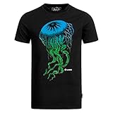 Lexi&Bö Herren T-Shirt Fette Qualle mit Print aus 100% Bio-Baumw