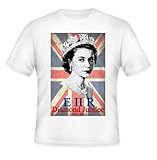 Queen Elizabeth II Diamond Jubilee - Tolles T-Shirt mit Druck S XX-Larg