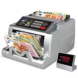 Geldzählmaschine Wertzähler gemischte Banknoten Zähler Summenzähler Geldprü