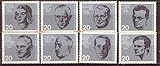 philaseum Briefmarken BRD 1964, Mi.Nr. 431-438, 20. Jahrestag des Attentats auf Adolf Hitler, Postrisch (Mi. 4,20 EUR)