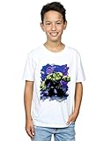 Marvel Jungen Hulk Halloween Spooky Forest T-Shirt 9-11 Years Weiß