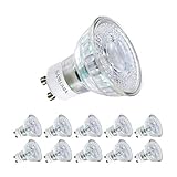 Sanlumia | LED Lampe | GU10 10er Set | LED Birne 5 Watt | Glühbirne 400 Lumen | Leuchtmittel ersetzt Halogen 50W | Warmweiß 3000K | Abstrahlwinkel 38° | Nicht Dimmbar | LED-Licht Reflek