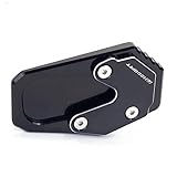 Seitenständer Motorrad Für B-M-W R1200RT R1200 RT 2014-2017 2018 Motorradzubehör Kickstand Fußsseitenständer Verlängerung Pad Cover Protector (Color : Titanium)