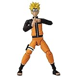 BANDAI Shippuden – Anime Heroes Figur 17 cm – Naruto Uzumaki – 36901, Mehrfarbig