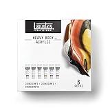 Liquitex 3699384 Heavy Body, 6 Irisierende Farben a 59ml, Acrylfarben S