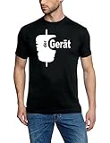DER GERÄT ! Döner T-Shirt schwarz-Weiss Gr.XL