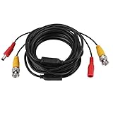 Omabeta USB-DAC-Audiokonverter, CCTV-Verlängerungskabel Leichtes Videokabel Hochflexibel für TV-TV-Box, LCD-Monitor, CCTV-System(5M)