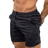 Xiangdanful Kurze Hosen Herren Vintage Cargo Shorts Sweatshorts Jogginghose Einfarbig Jeans Shorts Outdoor Taschen Gerade Tooling Shorts Sommer Freizeit Baggy Cargohose Streetw