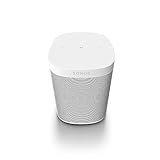 Sonos One SL All-In-One Smart Speaker (Kraftvoller WLAN Lautsprecher mit App-Steuerung und AirPlay 2 – Multiroom Speaker für unbegrenztes Musikstreaming) weiß, ohne Sprachsteuerung