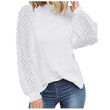 Damenblusen Blusenbody Elegant Oberteile Langarm Tshirts Damenbody A-Line Shirt Tunika Blusen Longshirt Blusenshirt Streetwear Laufshirt Adventsk