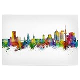 artboxONE Poster 150x100 cm Städte Duisburg Germany Skyline - Bild Duisburg Cityscape D