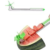 HUISHENG Windmühle Wassermelonen Schneider, Melonen Cutter Kugelausstecher, Küchen Messer ObstSchneider und S