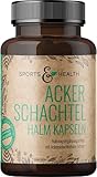 Ackerschachtelhalm Kapseln - 500mg pro Kapsel - 180 Kapseln - Zinnkraut - Vegan - Ackerschachtelhalm Extrakt - LABORGEPRÜFT - In Deutschland Geprü