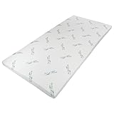 Dailydream Viscoelastische Matratzenauflage Aloe Vera mit Memory Foam Effekt, 90x200x5