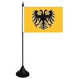 U24 Tischflagge Heiliges Römisches Reich Deutscher Nation ab 1401 Fahne Flagge Tischfahne 10 x 15