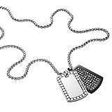 Diesel Herren-Ketten mit Anhänger & Anhänger Edelstahl Glas DX1169040