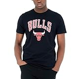 New Era Basic Shirt - NBA Chicago Bulls schwarz - L