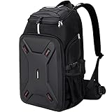 Endurax Großer Kamerarucksack Fotorucksack mit Hartschalen-Schutz Wasserdichte Kameratasche Drohnen-Rucksack für DSLR-Kameras oder DJI Mavic 2 Mavic Air Spark Mavic Pro oder M