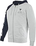 Dainese Paddock Full-Zip Hoodie Grau/Blau L