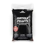 BURNHARD Holzpellets 10 kg, Grillpellets für Pelletsmoker, Ofen & Gasgrill - Hickory