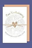 Verlobung Karte Grußkarte Das Band der Liebe 16x11