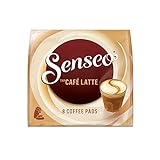 Senseo Pads Café Latte, 80 Kaffeepads, 10er Pack, 10 x 8 Getränk