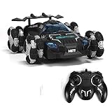 JSLCCT 1/12 Kinder Elektrisches Aufladen Spielzeugauto Musiklicht RC Fahrzeug 360 ° Drift Spray Racing 4WD Unabhängiger Schock Monster Truck Klettern RC Stunt C