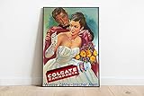 Werbeplakat für Colgate, Zahnpasta Weisse Zähne, Frischer Atem / Vintage Colgate Poster / Vintage Werbung