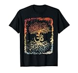 Lebensbaum-Yoga Om Shirt Keltisches Yoga T-S