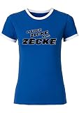 Volkspark Hamburg Frauen T-Shirt Lieber Zicke Blau X