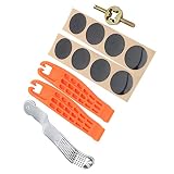 01 02 015 Fahrrad-Innenreifen-Patch-Kit, Fahrrad-Reifen-Reparatur-Set, Gummi-Reparatur-Werkzeug, kein Kleber, für Fahrrad-M