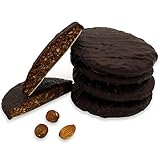 Lebkuchen - original Nürnberger Mandel Elisen-Lebkuchen - 45% Nussanteil - handgefertigte Qualität - prämierte Meisterhändler-Manufaktur (Lebkuchen Schokolade 380 Gramm)