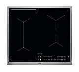 AEG IKE64441XB Autarkes Kochfeld / Herdplatte mit Touchscreen, Topferkennung & Hob²Hood-Funktion / Induktionskochplatte / 4 Kochzonen / Edelstahlrahmen / 60