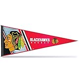 Rico Industries NHL Chicago Blackhawks weicher Filz-Wimpel, 30,5 x 76,2