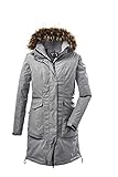 Killtec Damen Funktionsparka/ Winterparka mit abzippbarer Kapuze - KOW 141 WMN PRK, hellgrau, 36, 37412-000