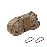 HUAHUA JUSU Store Outdoor Zelt Baldachin Strap Seil Camping Wandern Cargo Storage Fixing Gürtel Reise Tour Gepäck Campingplatz Gurt Camping Zubehör (Color : Khaki)
