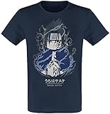 Naruto Sasuke Männer T-Shirt Navy M 100% Baumwolle Anime, Fan-Merch, TV-S