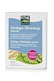 FITNE Ginkgo Ginseng, hochdosierter Ginkgo- und Ginseng-Extrakt, Vitamin B12 für hohe geistige Leistung und gesundes Nervensystem, vegan (60 Kapseln)