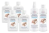 Hanse Pro Wasserbetten Pflege-Set: Conditioner (je 250 ml), Vinyl Cleaner (250 ml) & 1 Vinyl Cream (250 ml) I für alle Wasserbetten geeignet I Vinylreiniger I Konditionierer I Viny