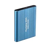 KOIJWWF Mobile Festplatte Typ C USB 3.0 High Speed 1T 2T 3T 4T Mobile Festplatte, tragbare SSD-Stoßdämpfung Aluminiumlegierung Feste Zustandsantrieb SSD-Übertragungsgeschwindigk