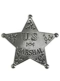 Anstecker Pin Sheriffstern US Marshal Historische Nachbildung Made in USA Western Country