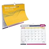 PERFECTHA 2021-2023 Tischkalender Monatskalender, Einfacher Wandkalender, Tischkalender, Okt. 2021 - März 2023 Like-M
