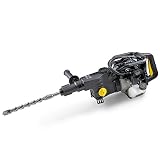 EBERTH 1,2 kW Benzin Schlagbohrer (2-Takt Benzinmotor, 1700 Nm Drehmoment, Bohr- und Schlagbohr-Funktion)